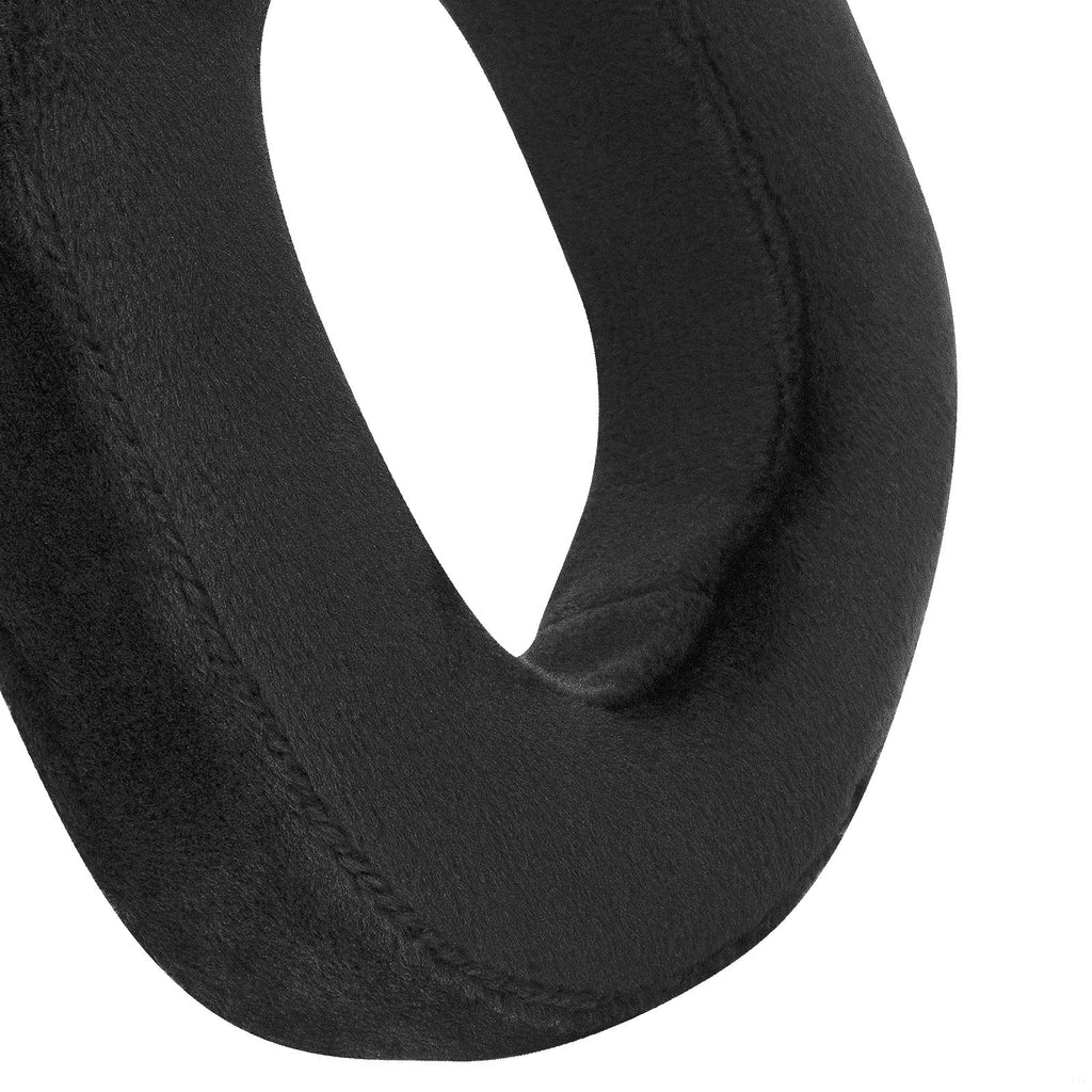 RGB Parts HS80 Earpads, Velour Corsair Comfort for Ear Repair Pads Geekria Replacement Cups Ear Ear Headset Cushions, Cover (Black) Headphones