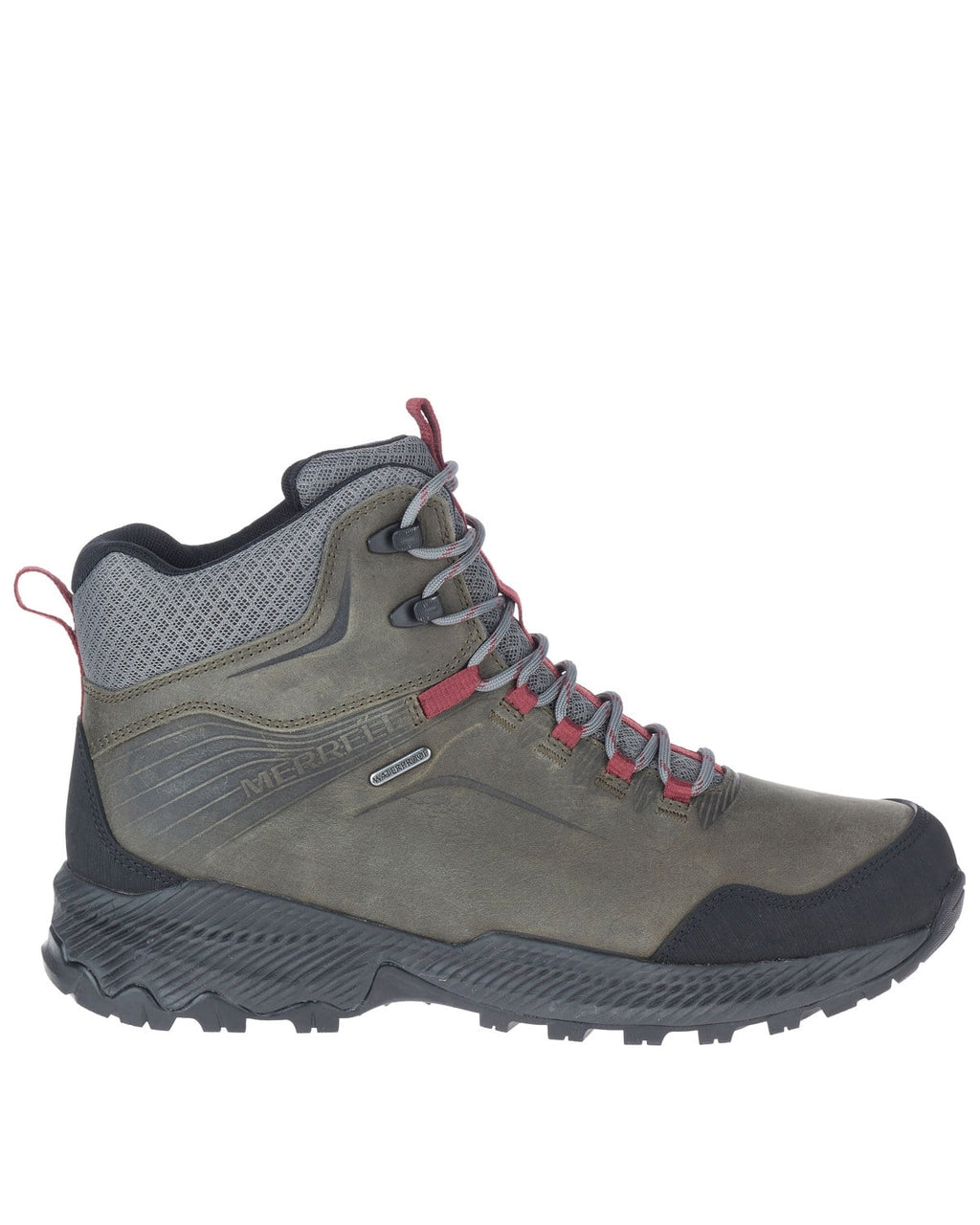 13 Toe Forestbound Hiking D(M) Men's Boot US Merrell Grey Waterproof Soft