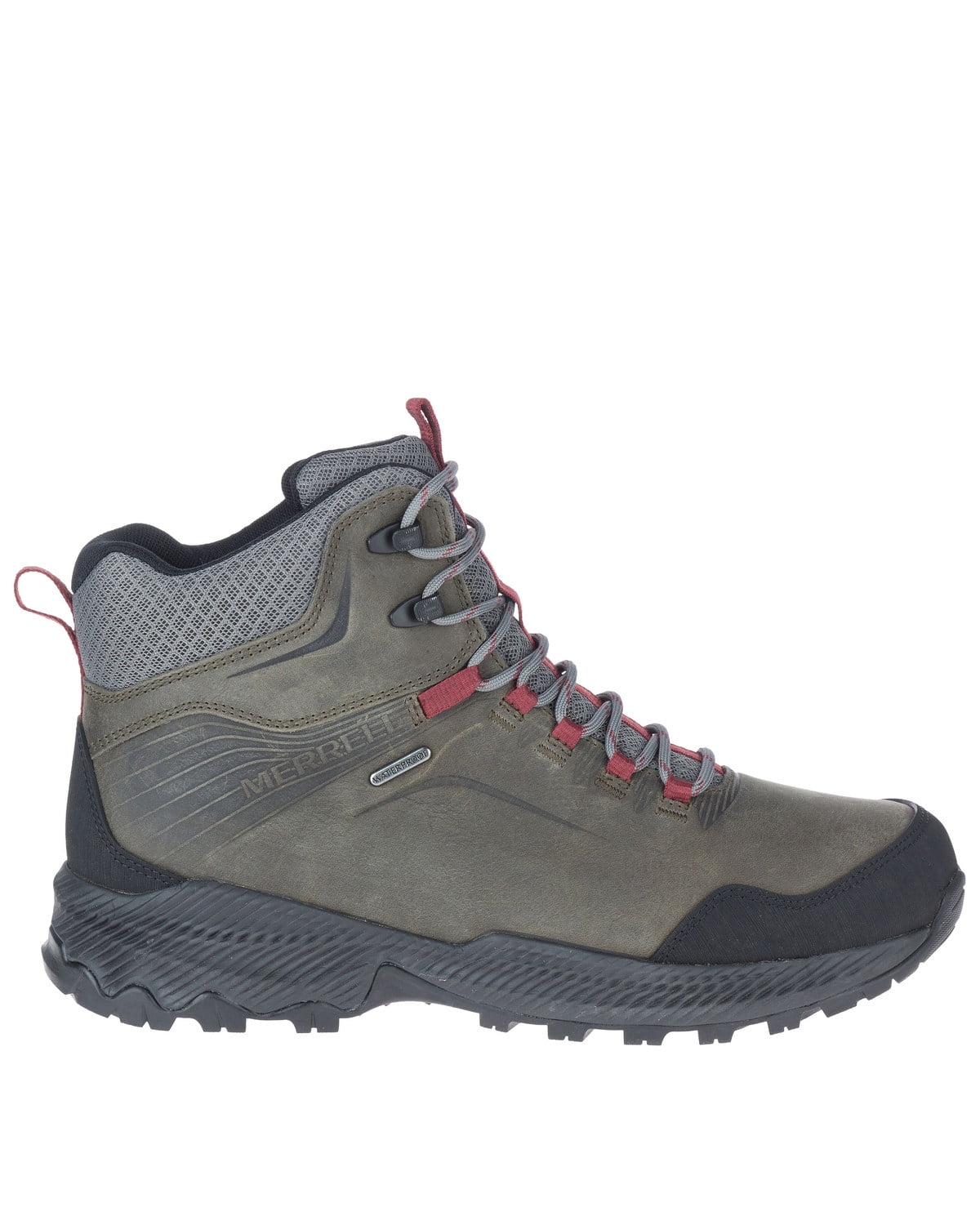13 Toe Forestbound Hiking D(M) Men's Boot US Merrell Grey Waterproof Soft