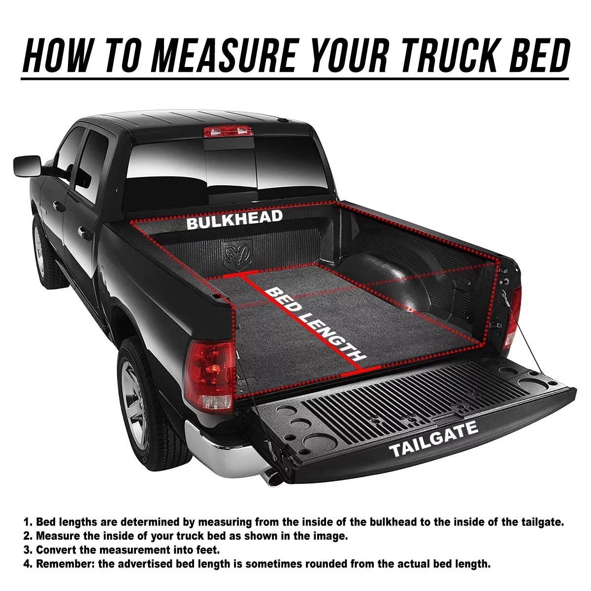 Fits 1500 Tonneau Truck Auto Bed Roll Ram up Cover 6.5Ft Dodge 02-18 Soft Drive Bed