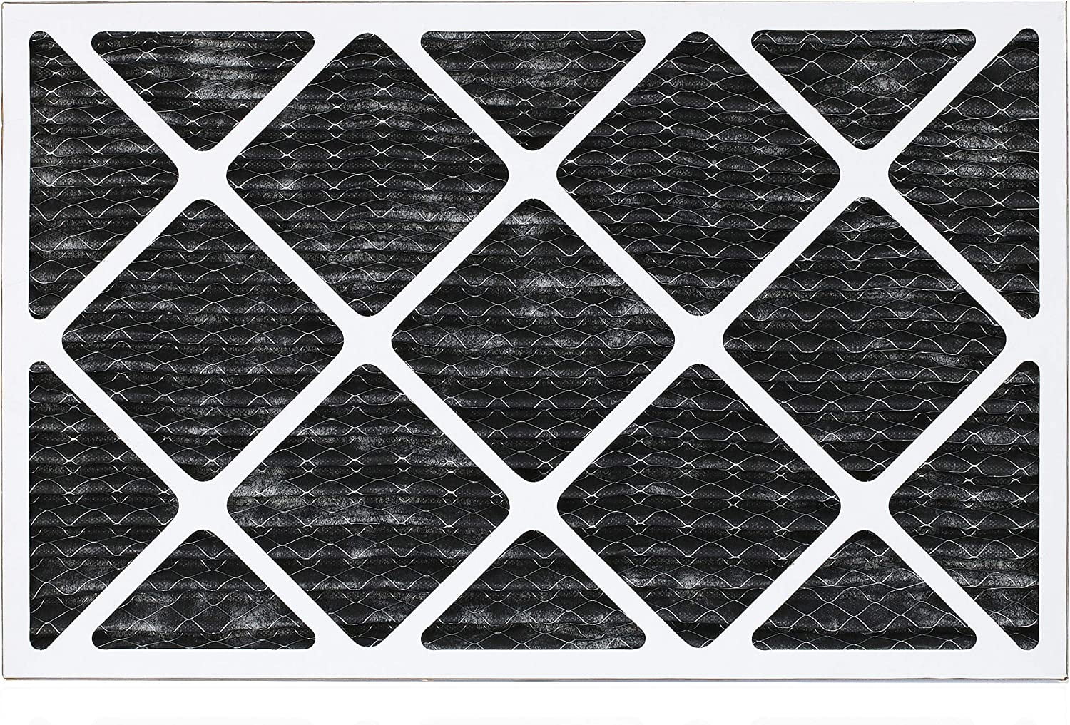 Odor 14x20x1 MERV Pleated Air AC 8 with (5-Pack) Filterbuy Carbon Eliminator Activated HVAC Filters Furnace