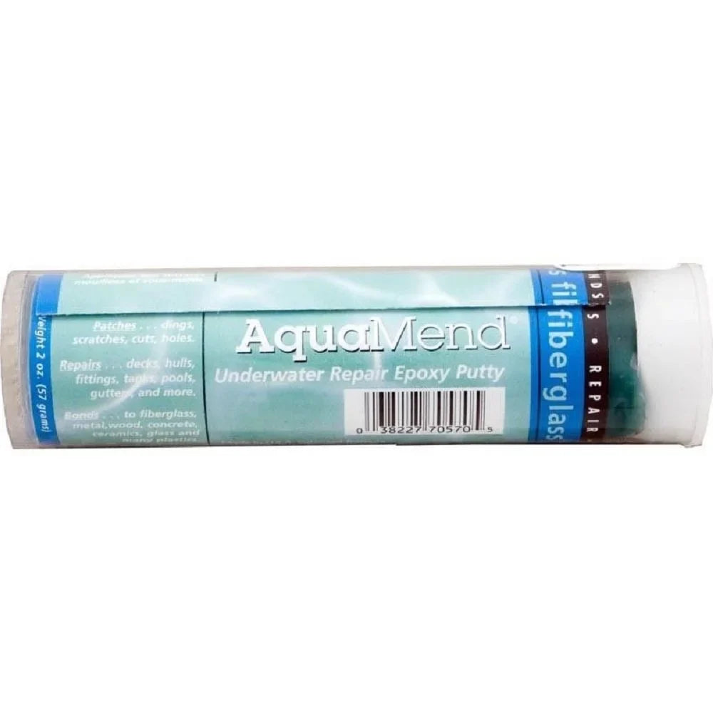 Putty, Epoxy Systems 600470570 AquaMend, 2oz Underwater Polymeric Stick