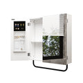 for Bathroom, Cabinet Cabinet with Mounted Square Wall 2-Tiers Jewelry Mirror, Mirror HLR