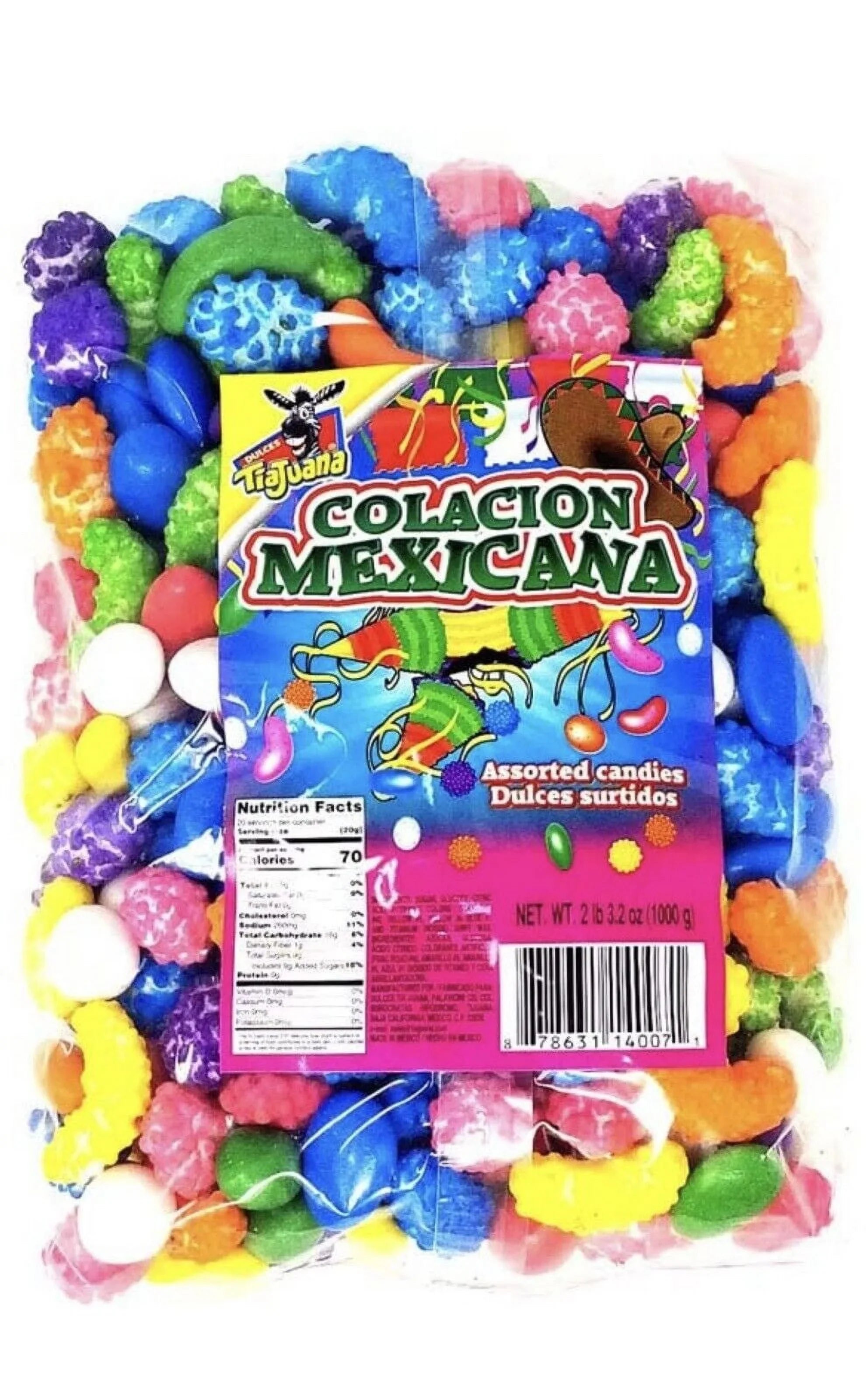candy Bag Colacion/ 2.2lb Confection Candy Mexican X 2