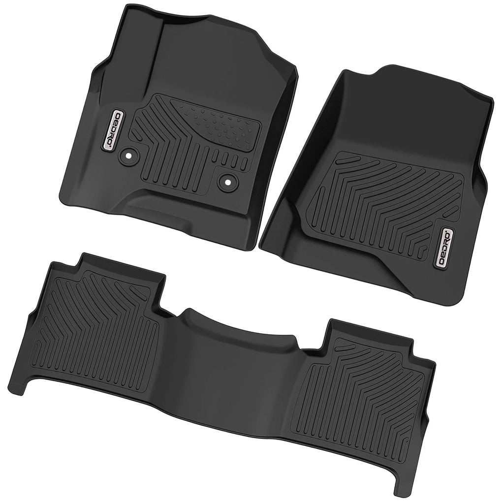 Mats Rubber with Floor Tahoe/GMC 2015-2020 Compatible Yukon 3D Chevy/Chevrolet Carpet Ledkingdomus TPE