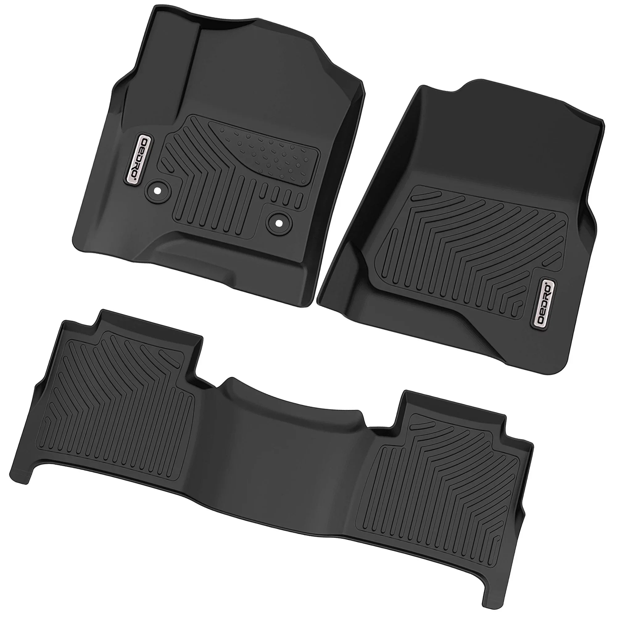 Mats Rubber with Floor Tahoe/GMC 2015-2020 Compatible Yukon 3D Chevy/Chevrolet Carpet Ledkingdomus TPE