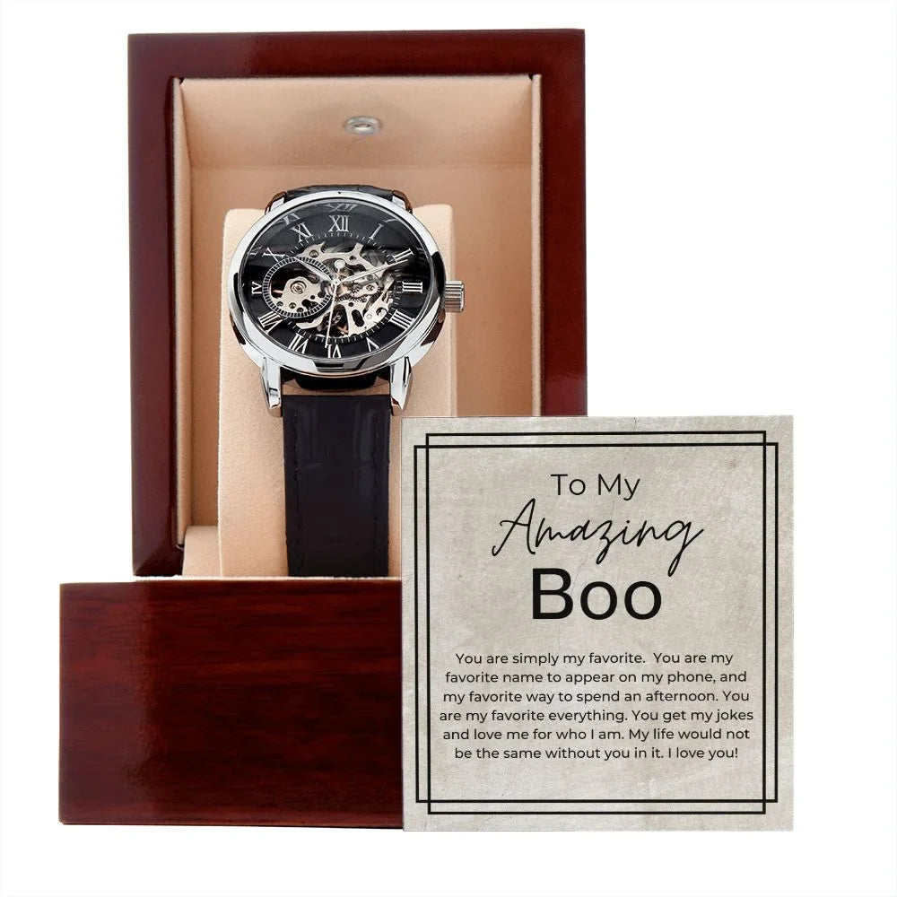 Box Gift Openwork + Same The Not Men's for Watch - Would Life Him My Watch - Be