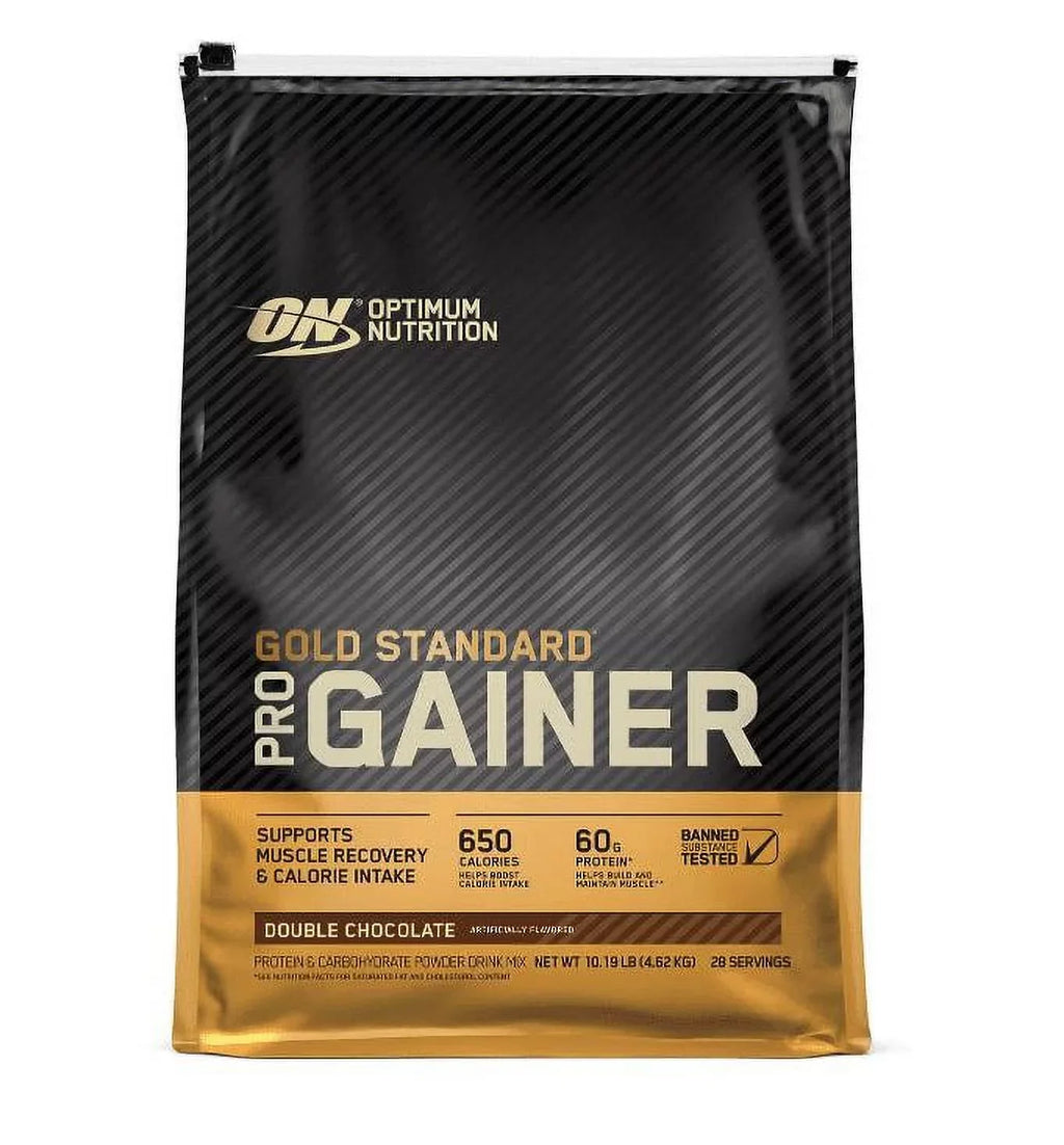 10.19 Gainer, Chocolate, Standard Double 29 Servings Nutrition, lb, Optimum Pro Gold