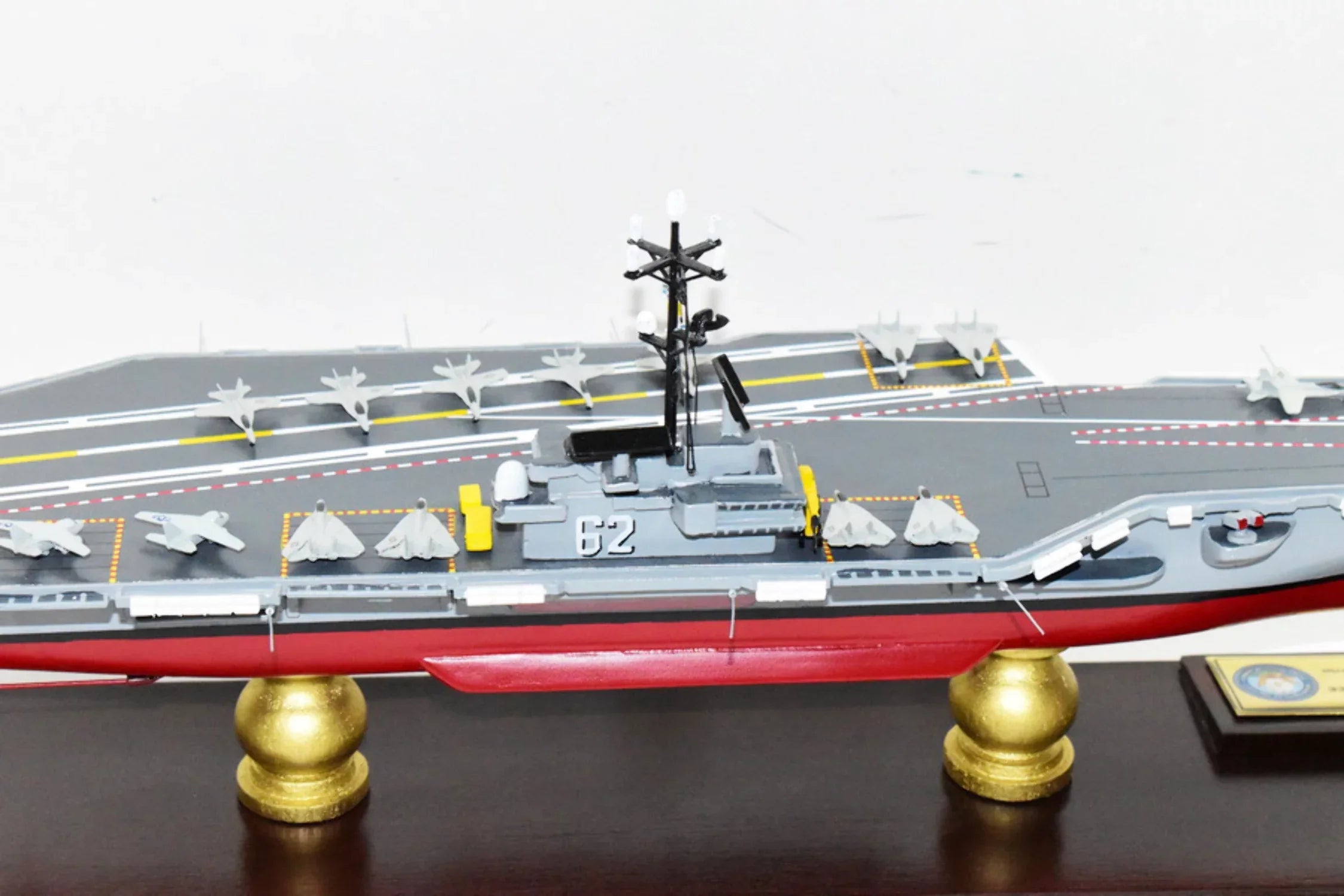 USS Carrier Aircraft Class Model,Mahogany,Forrestal Independence CV-62 Model,Navy,Scale