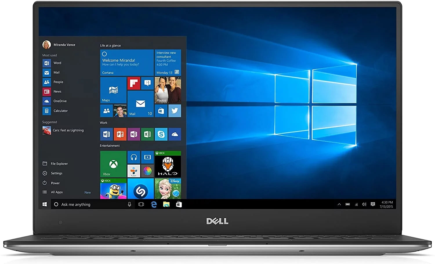128GB i5-6200U 13.3-Inch 9350 Core 8GB XPS Windows Laptop 10 SSD Pro