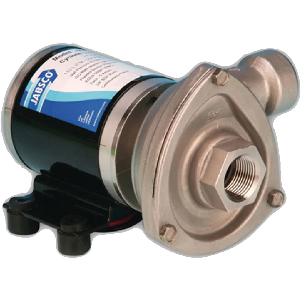 Pump 12V 50840-0012 29.0 Centrifugal Pressure Jabsco Low Cyclone GPM