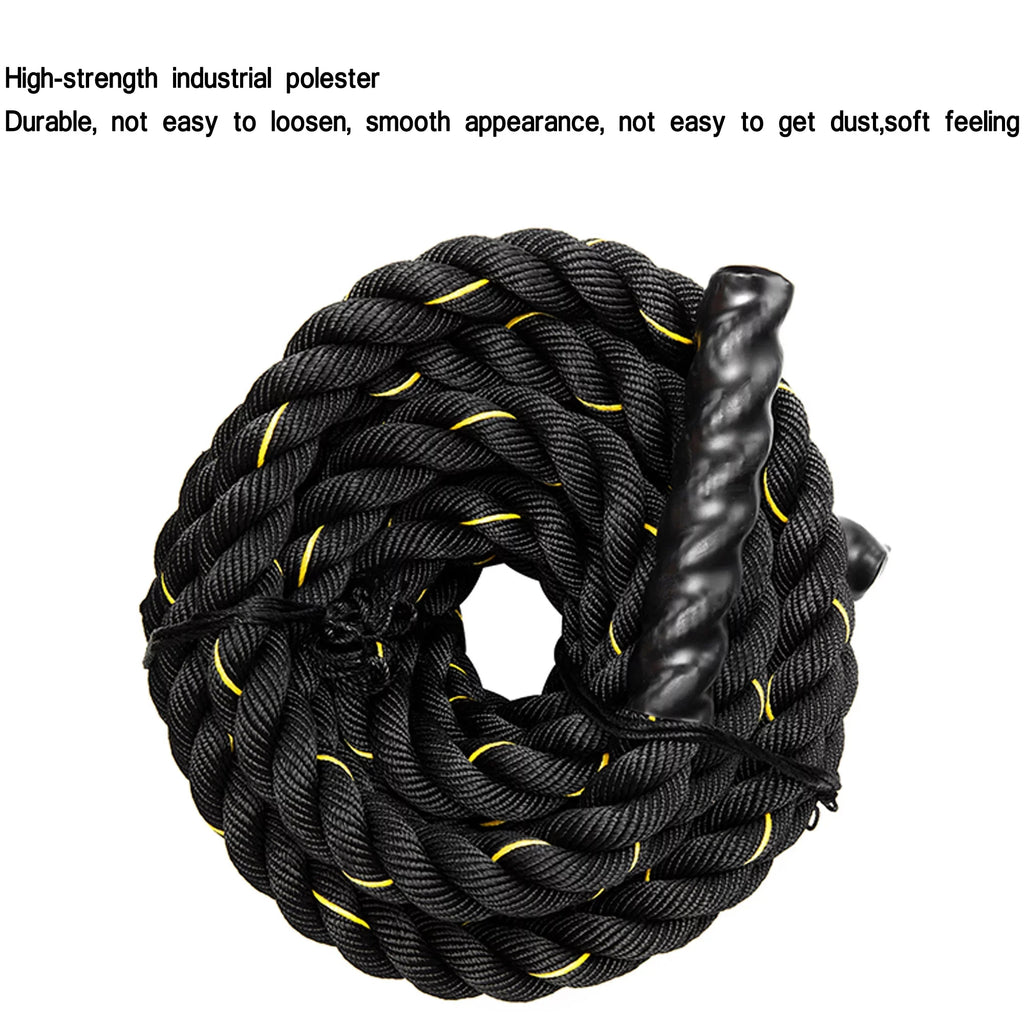 NK Training Weight 49.2ft Training, Rope: & Strength Ropes Undulation Heavy Length, Cardio, Conditioning Heavy Polydac Battle - Gym Training 1.5'' & width Cross