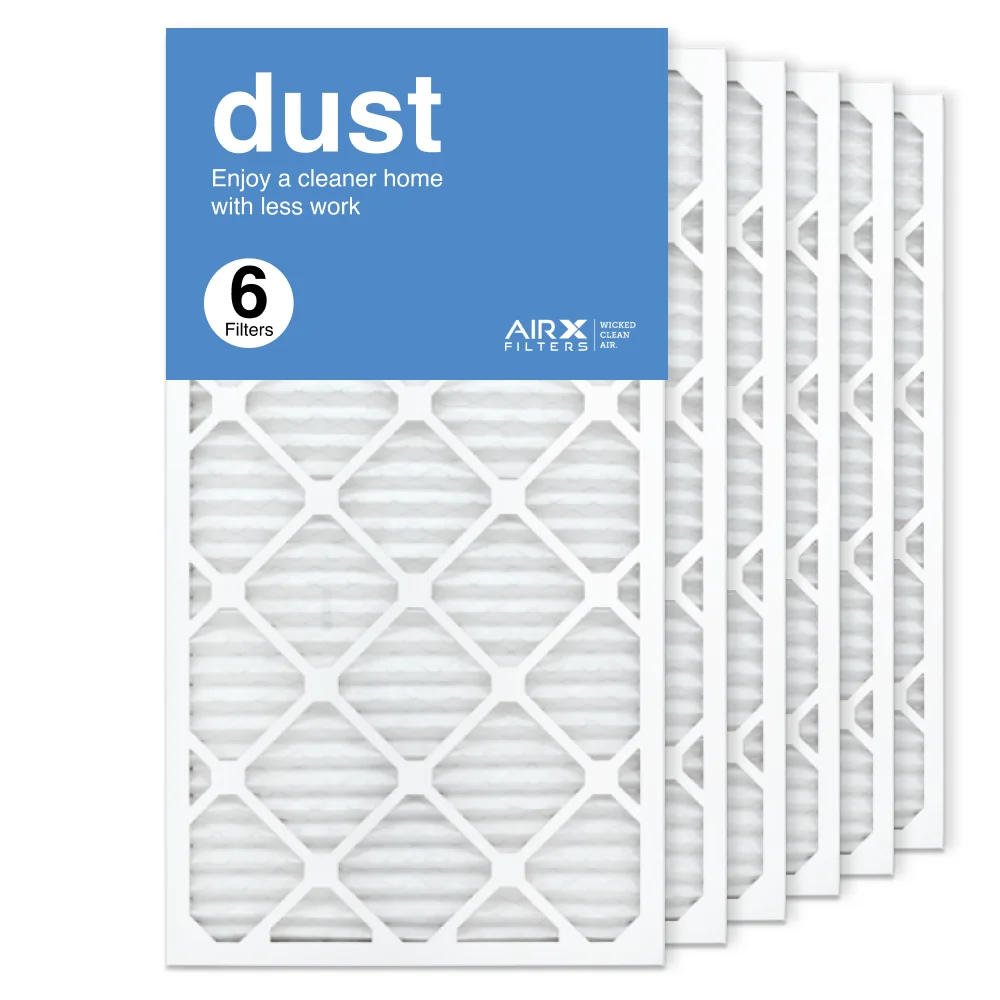 AC Replacement Filter, AIRx Filters Filter Dust Air 8 6-Pack 16x30x1 Furnace Pleated MERV