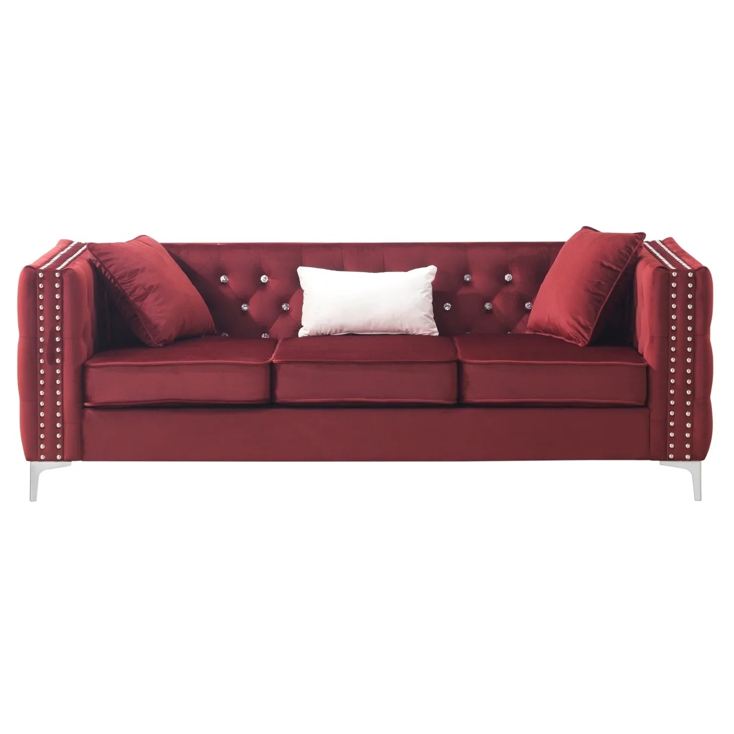 G826A-S Accents , Antique Burgundy Maykoosh Sofa
