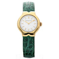 Case Ladies Tesoro Dial Watch 18k L0130 Leather Yellow White Gold Tiffany&amp;Co
