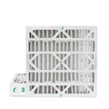 10 Air 3-3/4 Actual of 19-1/2 4" x Pleated by x Inch 20x20x4 Glasfloss. Pack Filters MERV 19-1/2 dimension: 2