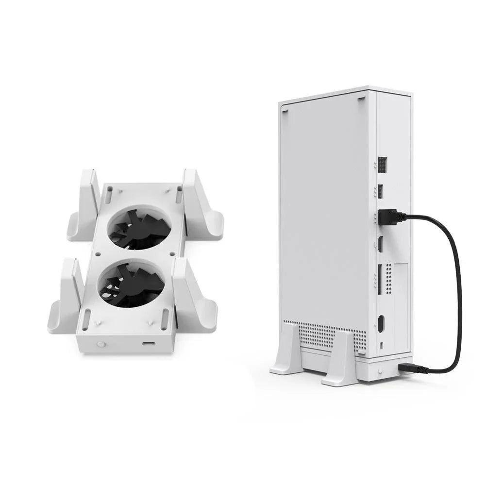 Series in Holder x Cooler 1.18 Console External 1 3 Xbox Speeds 3 9.53 2 S Functions inches Ports Fans Stand for USB Vertical 3.54 x