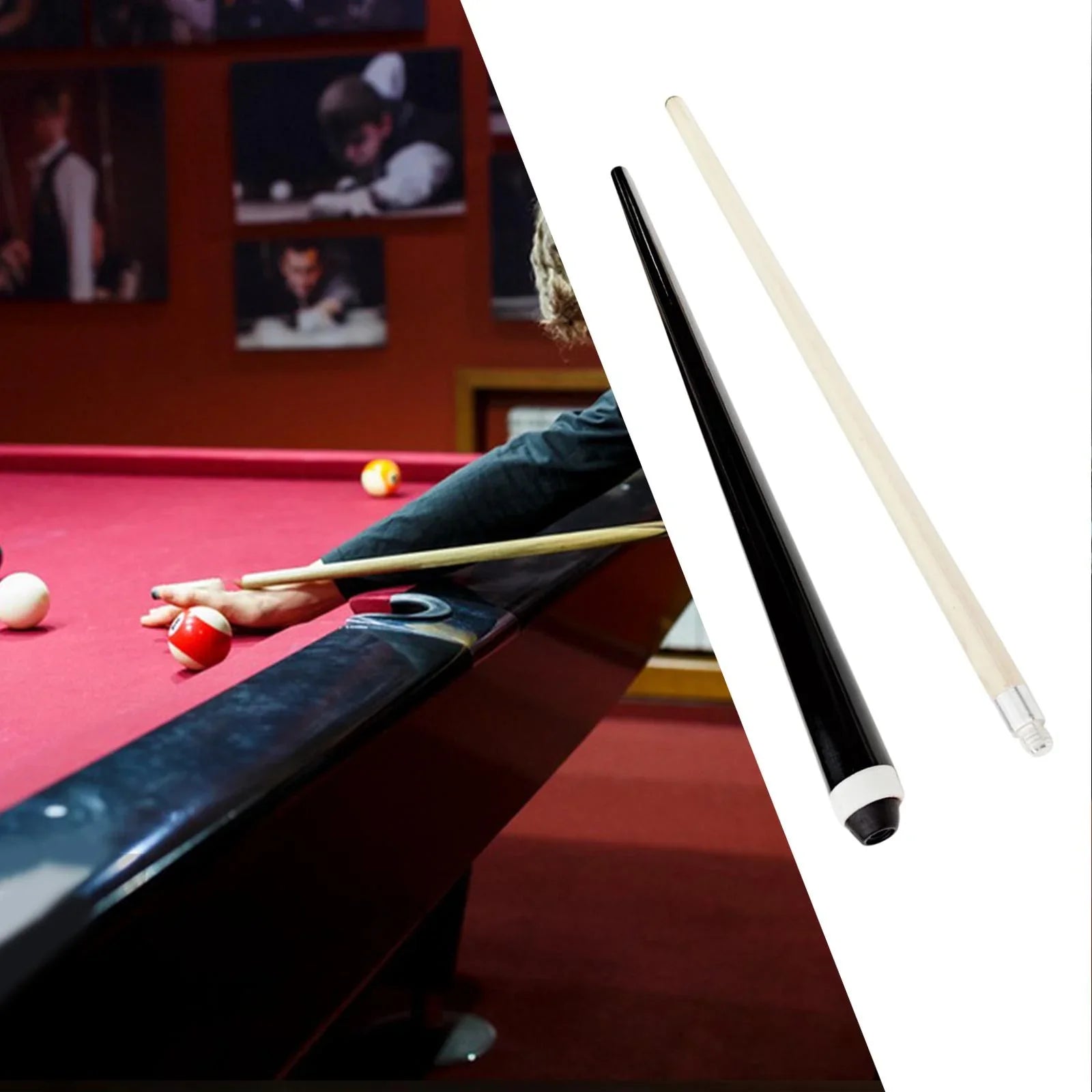 Pool Bridge Table Cue Billiard Pool yotijar Billiard Sports Cue Wooden for Stick Stick