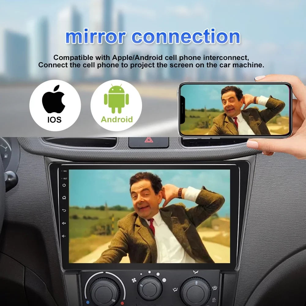 JMANCE Mazda & Car inch Stereo 2010-2013 Compatible 3 Auto CarPlay 9 Receiver, Android with Radio with camera backup Car