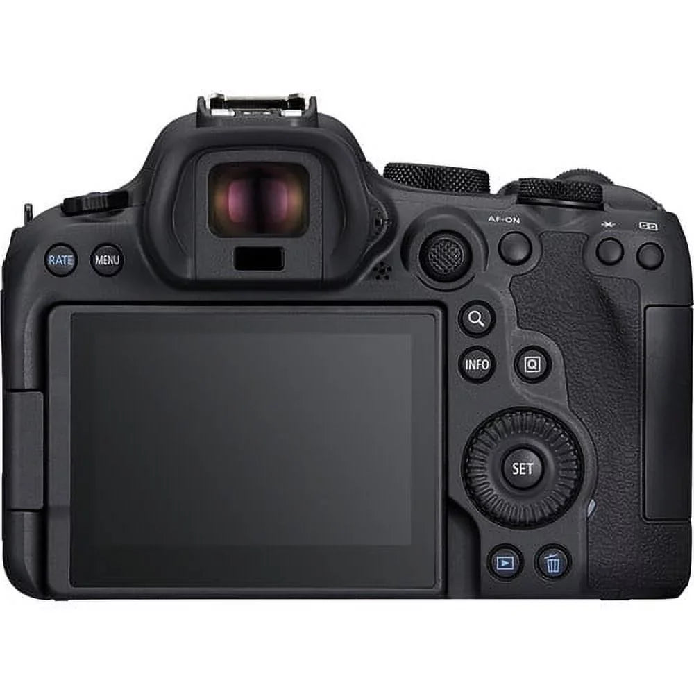 Charger f/4-7.1 + + Camera Software 24-105mm LPE6 Lens + Battery Mirrorless Light External 64GB Case 2 Corel x + Reader + Mark + EOS LED Card + with Canon II Card Memory (5666C018) + Photo More R6