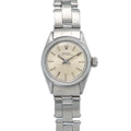 6618 Ladies Stainless Automatic Silver Oyster 24mm Dial Watch Perpetual