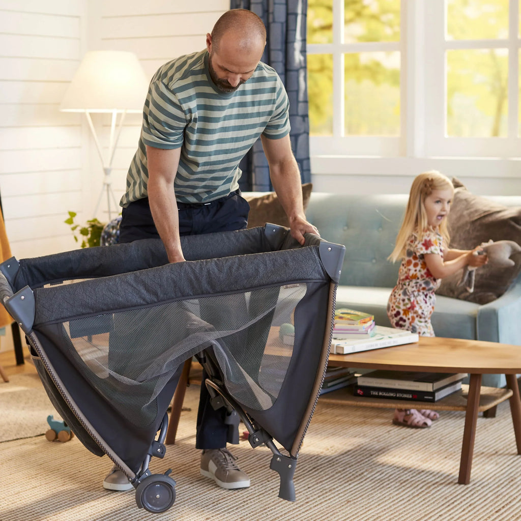 Yard Castle Bassinet, Play Point dimension Rocking Full Monbebe with