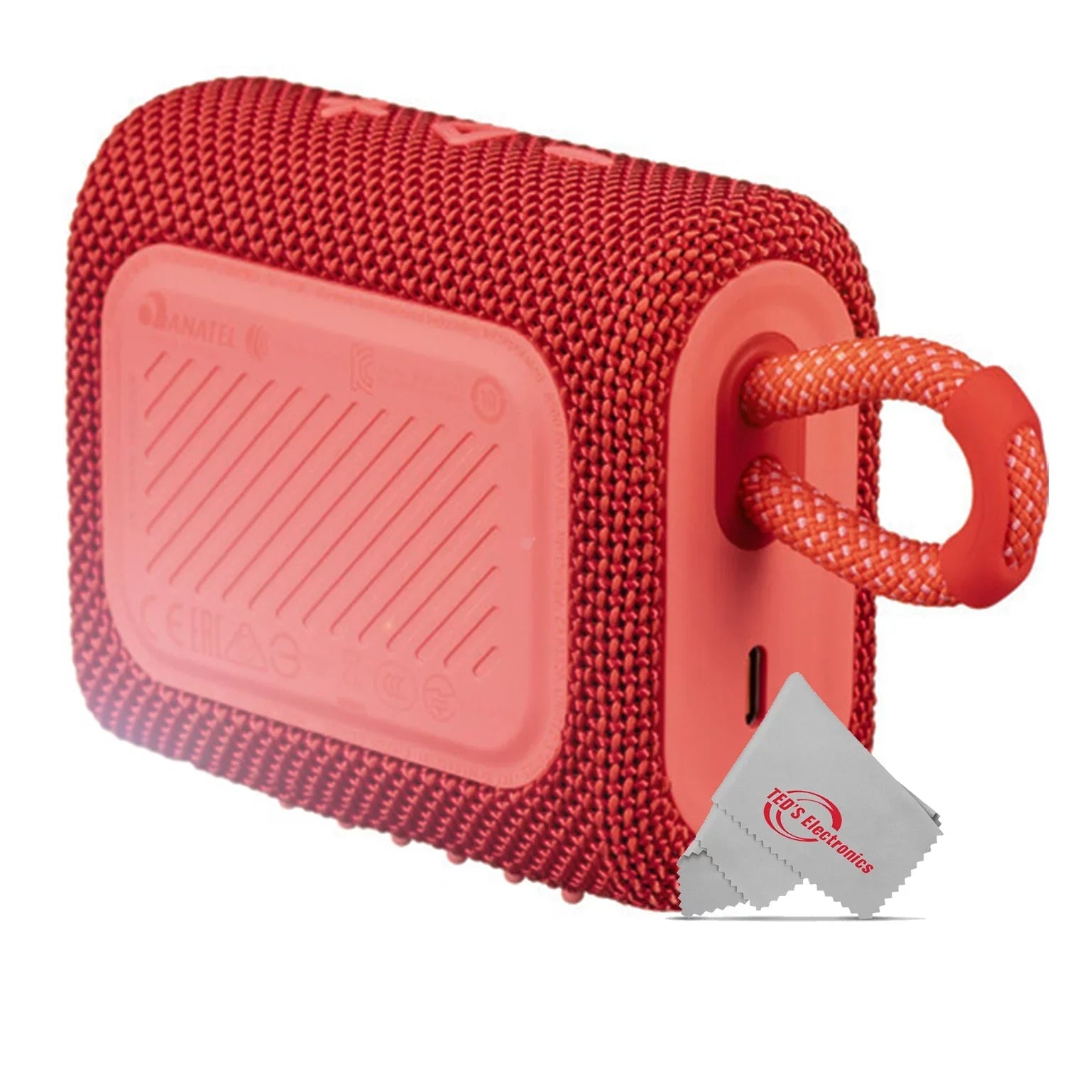 Red Portable Bluetooth JBL 3 Speaker Go Waterproof