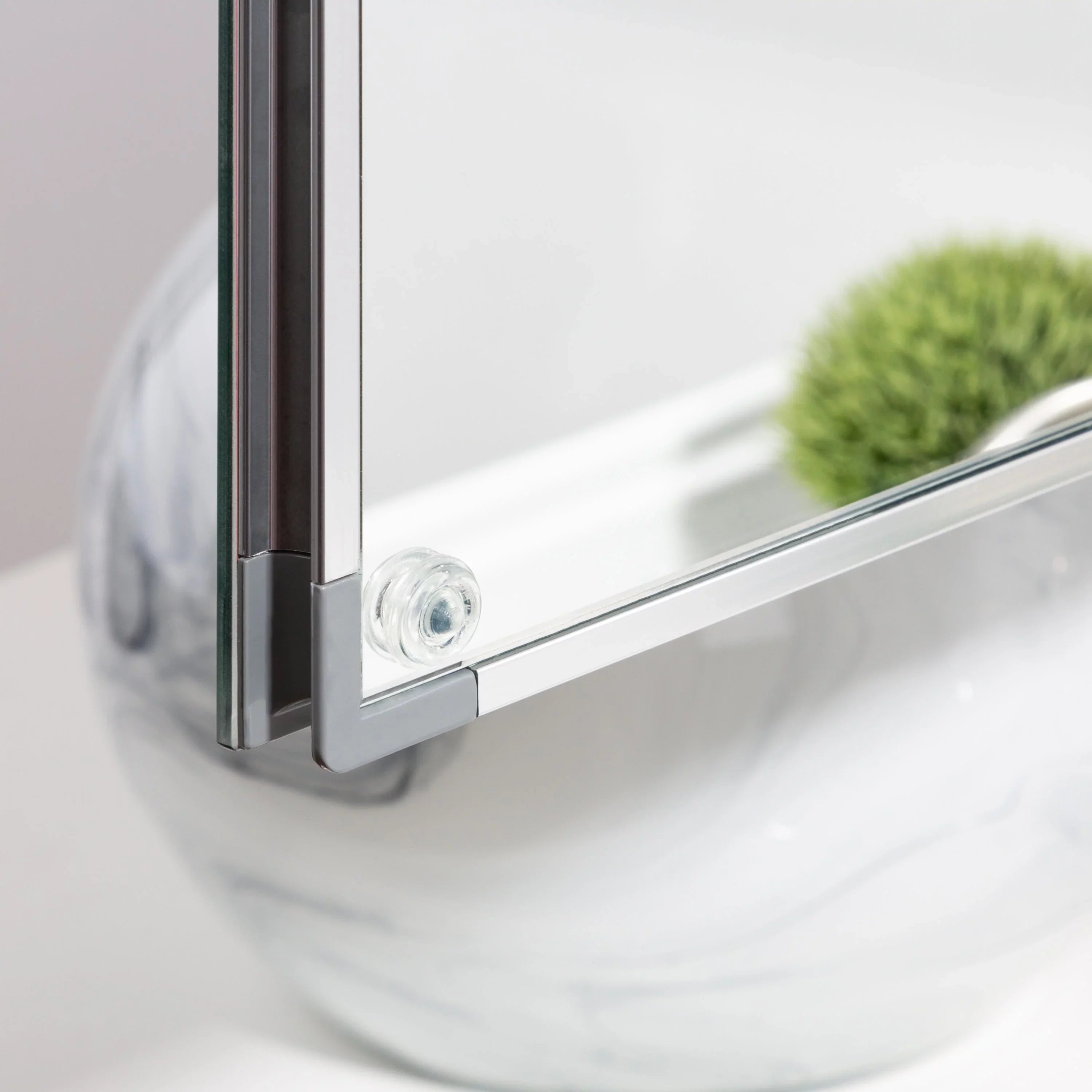 Reflections Mirror Medicine Cabinet Elegant Double Door