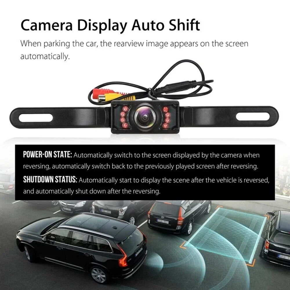 '+ Rear Vision Electronicles System Car Camera 5" HD Wireless Parking Backup View MM Night Monitor
