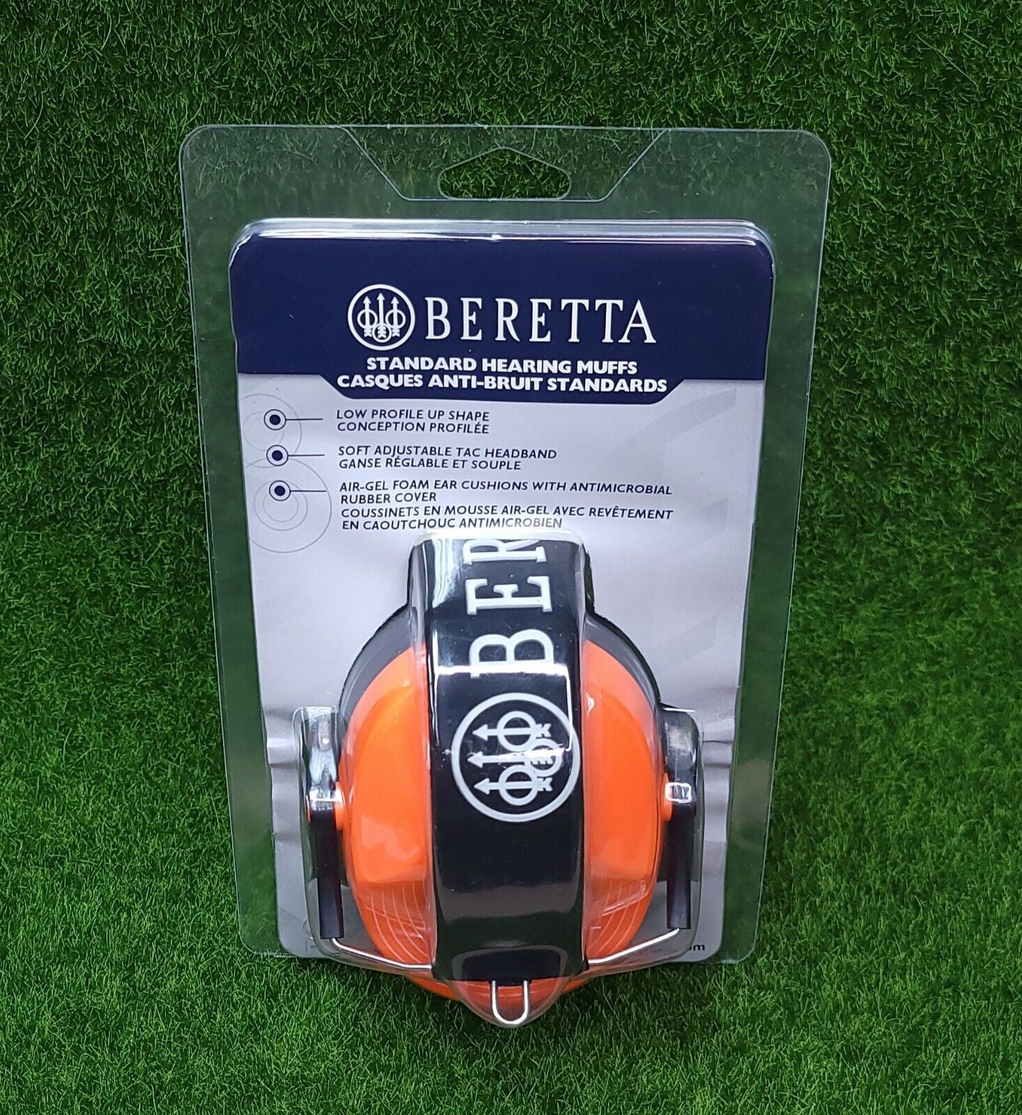 Fluorescent Orange Pro Safety Earmuff, Beretta 25dB,