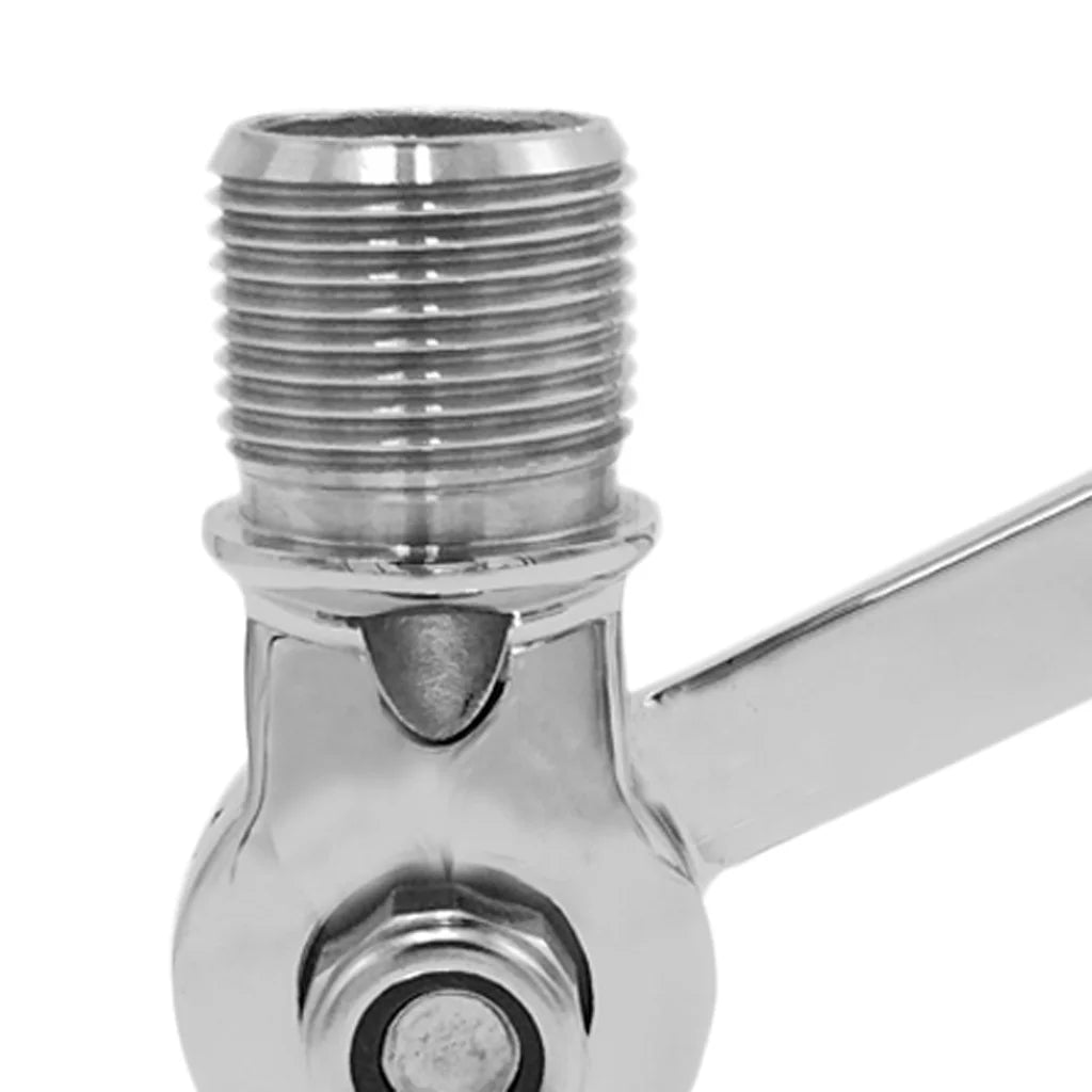 Kayak Ratchet Marine for VHF Base Boat Stainless Adjustable Mount Inflatable Dinghy Steel Radio