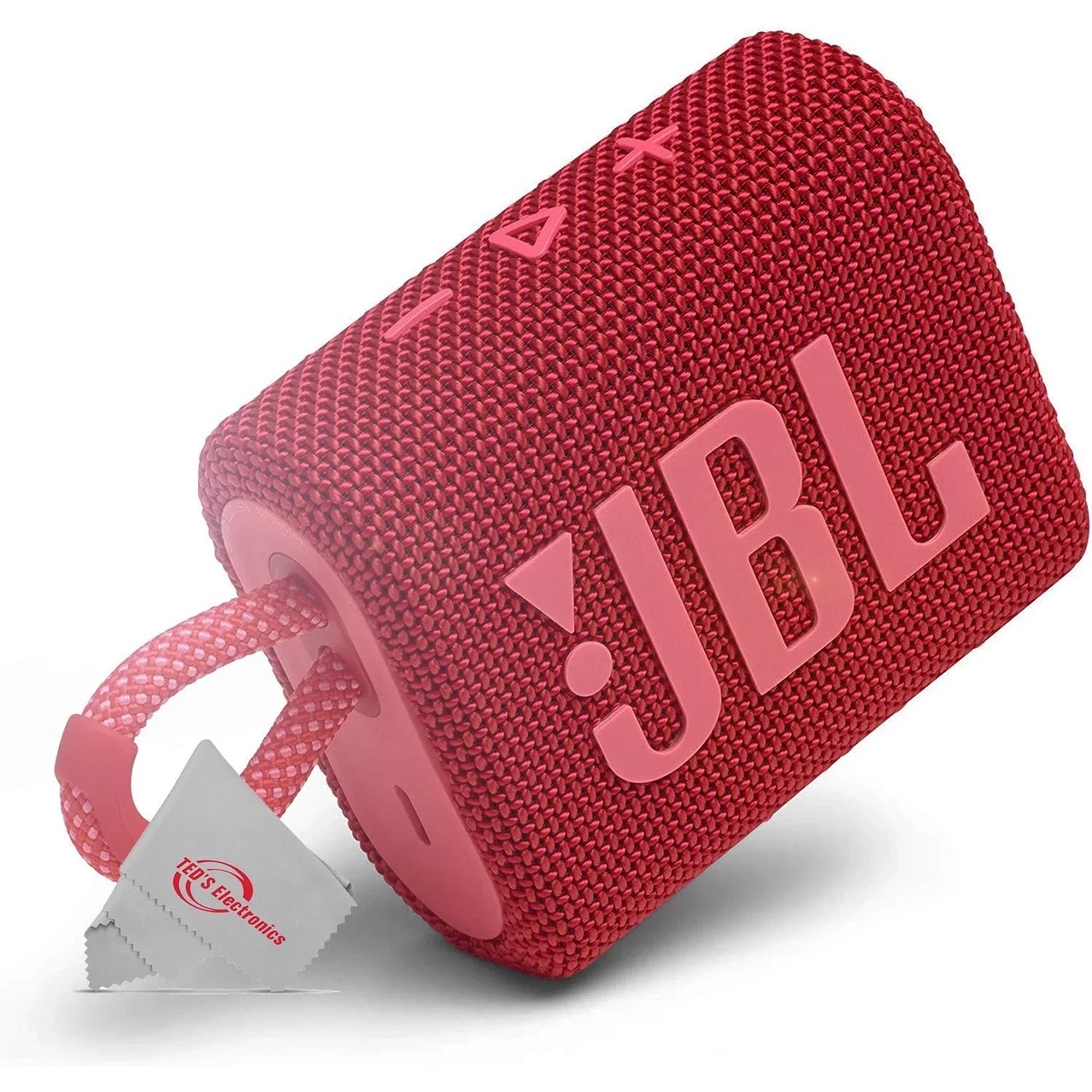 Red Portable Bluetooth JBL 3 Speaker Go Waterproof