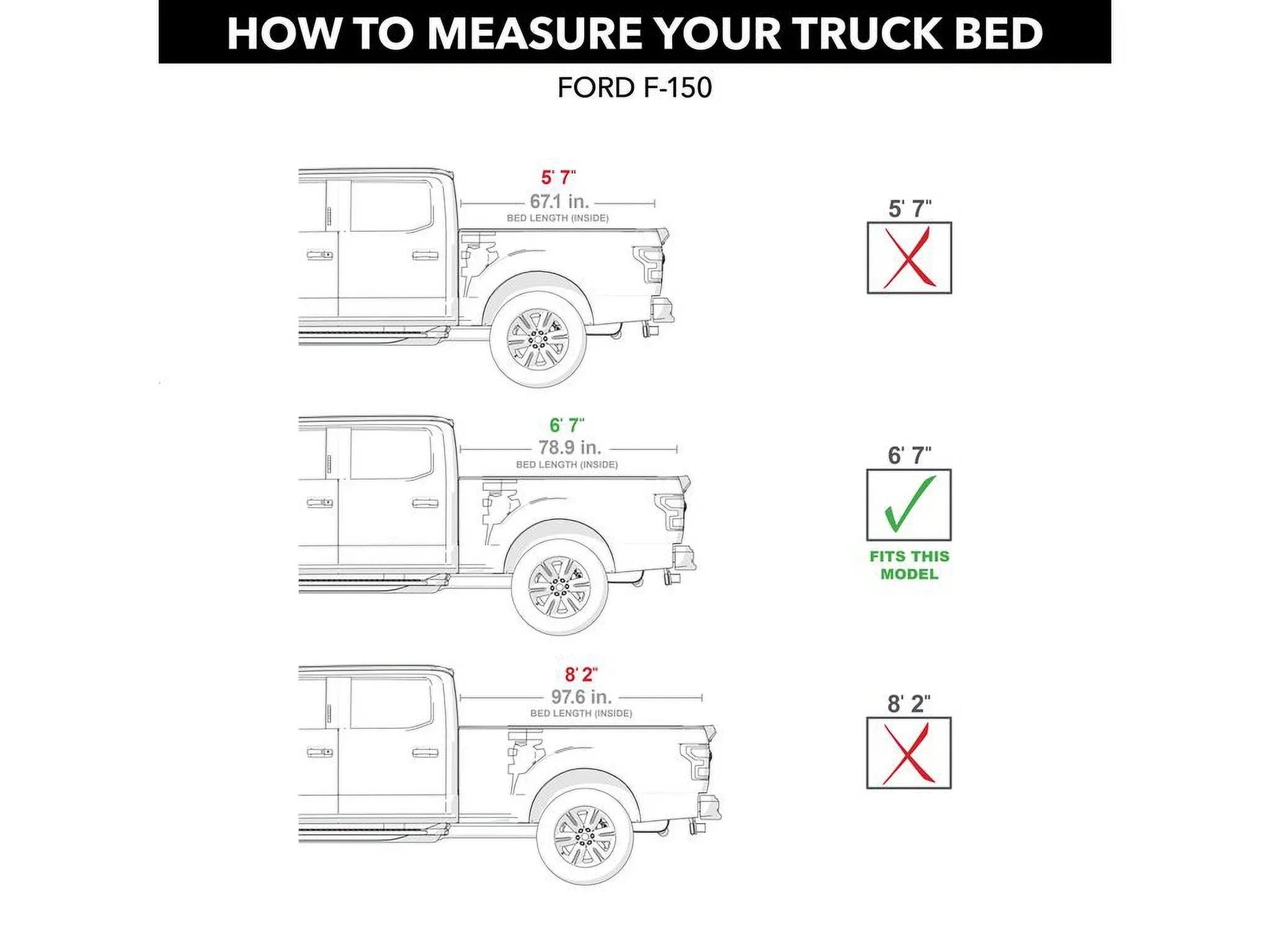 2015 Compatible Hard Cover BAK with - 7" (78.9") Tonneau Folding by 2020 BAKFlip G2 Truck RealTruck 6' 226327 Bed Bed | F-150 |