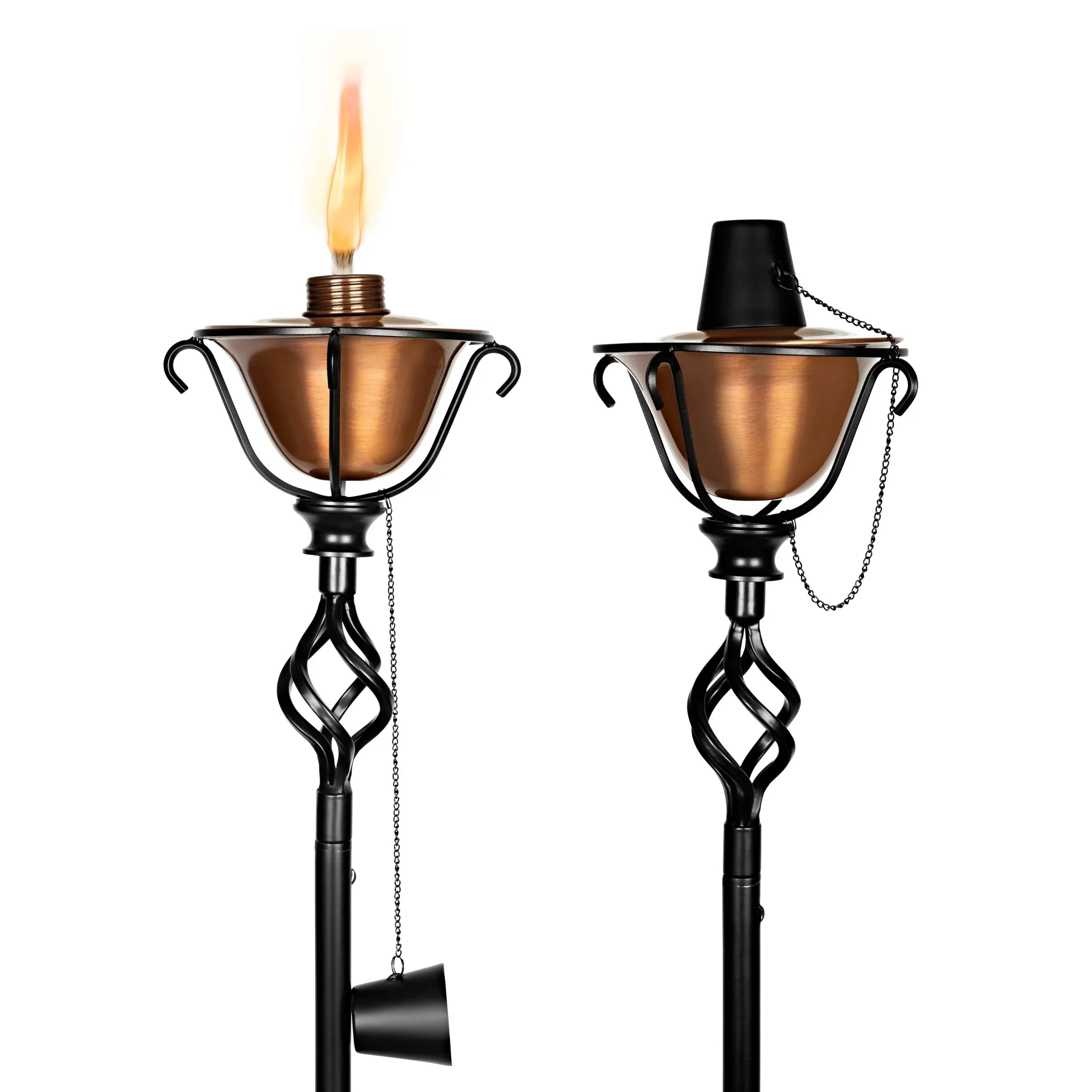 Wide Copper Stand Conical - Home 2-Pack - Torches exterior Tabletop BirdRock