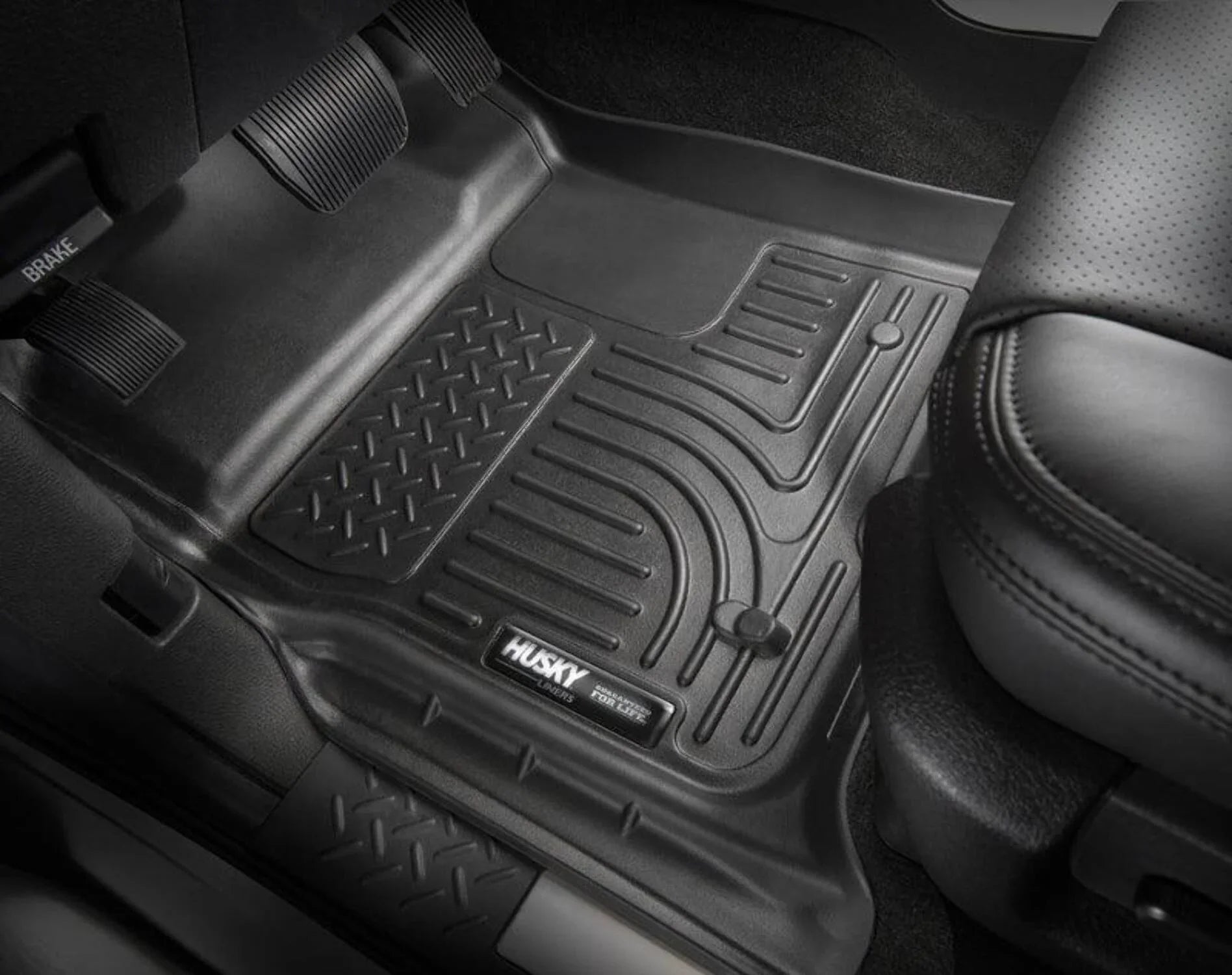 Weatherbeater Liner Accord Door Husky Black RealTruck Trunk 4 08-12 with Honda by Series Compatible