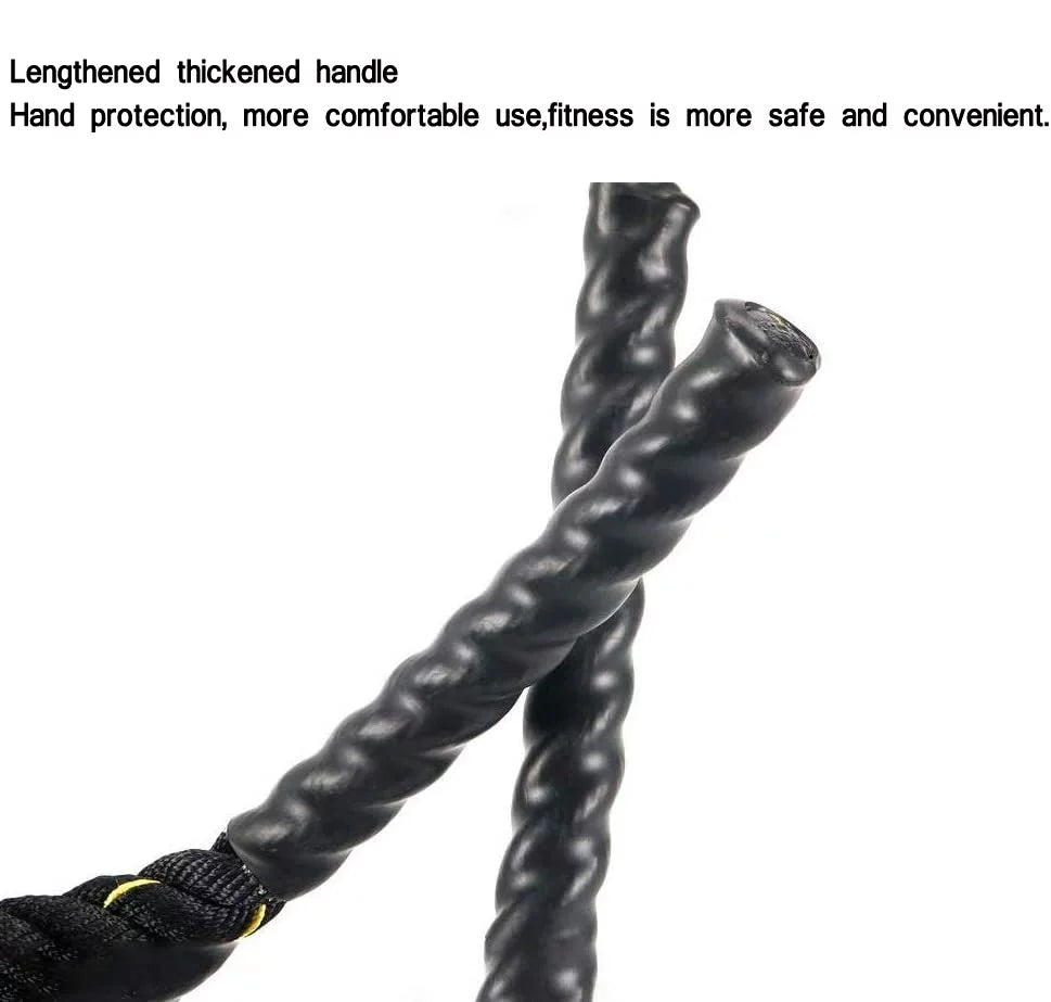 NK Training Weight 49.2ft Training, Rope: & Strength Ropes Undulation Heavy Length, Cardio, Conditioning Heavy Polydac Battle - Gym Training 1.5'' & width Cross