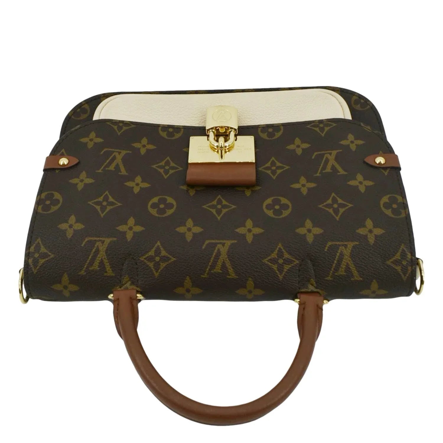 Creme Vaugirard Bag Monogram Shoulder Canvas Pre-owned