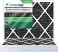 Odor 14x20x1 MERV Pleated Air AC 8 with (5-Pack) Filterbuy Carbon Eliminator Activated HVAC Filters Furnace