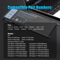 Laptop US W7NKD 3590 3480 3380 3580 For Battery P30E001 Latitude 33YDH 3490