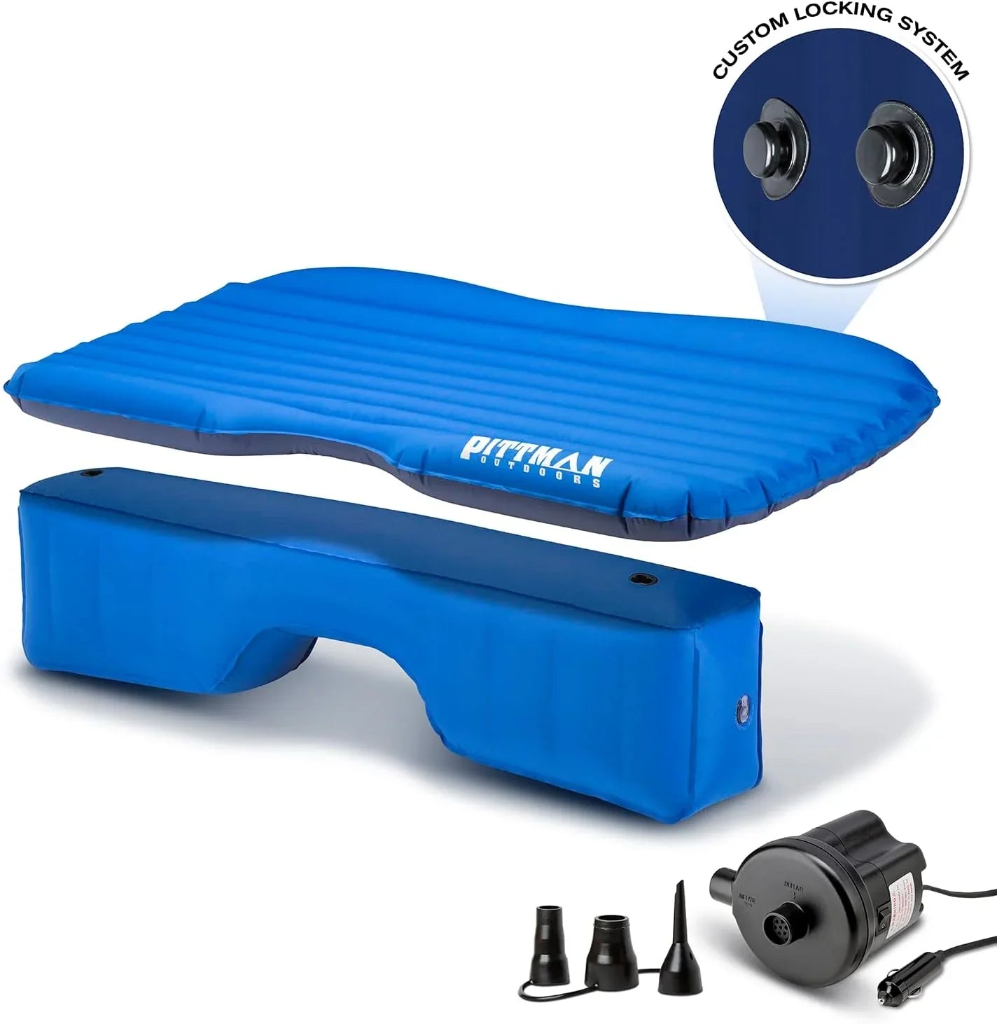| Outdoors Air 5 Full-Sized Trucks And | Seat Blue 's, Pittman Truck Length Fits Inflatable Rear Feet Fabric Mattress PPI-BLU-TRKMAT In Bed