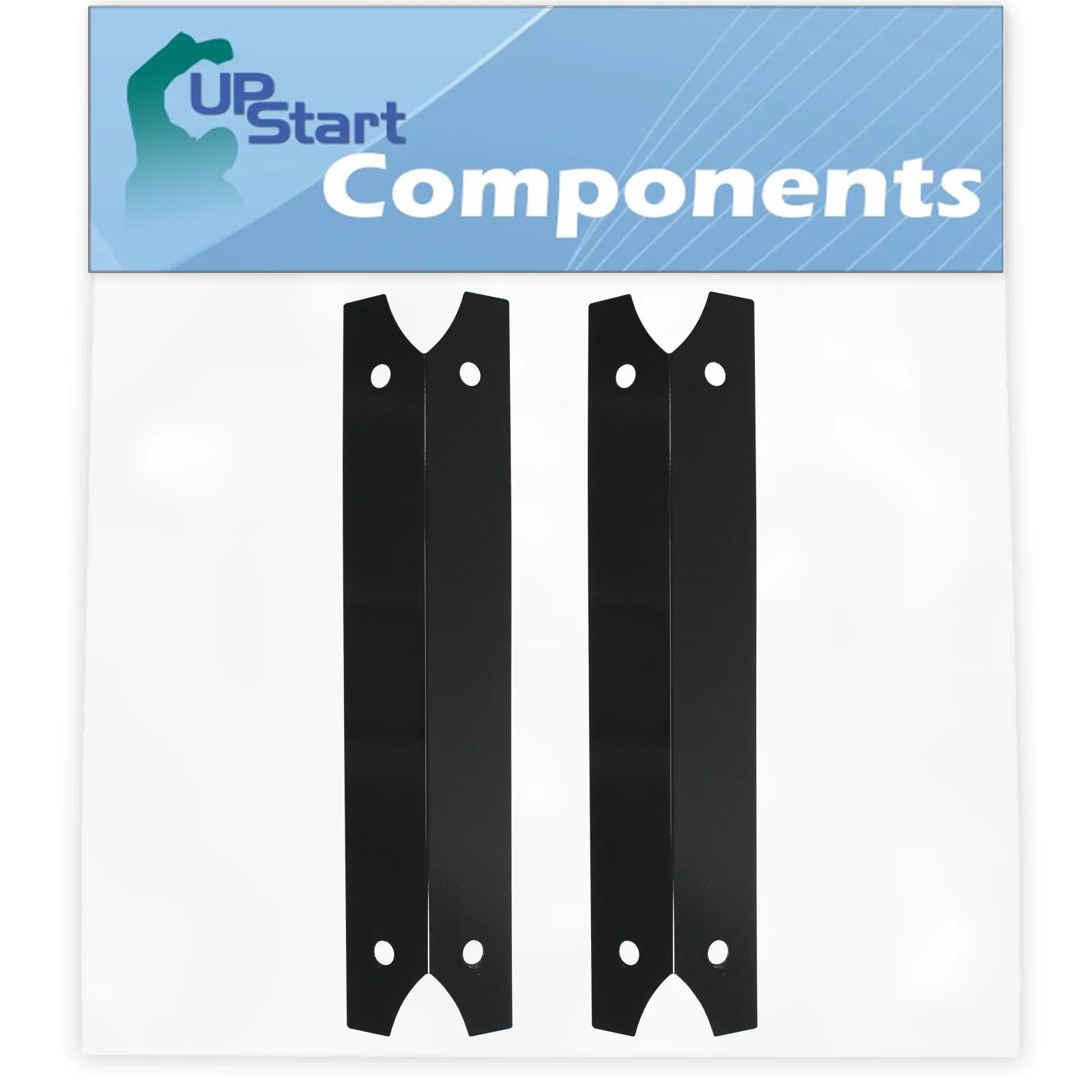 Heat Barbeque 17 for 8106320B - Grill Replacement Tamer, Bar, Cover BBQ Flame Shield Porcelain Plate Vaporizer Tent Burner Charmglow 2-Pack Bar, Steel Parts Compatible Flavorizer 3/4"