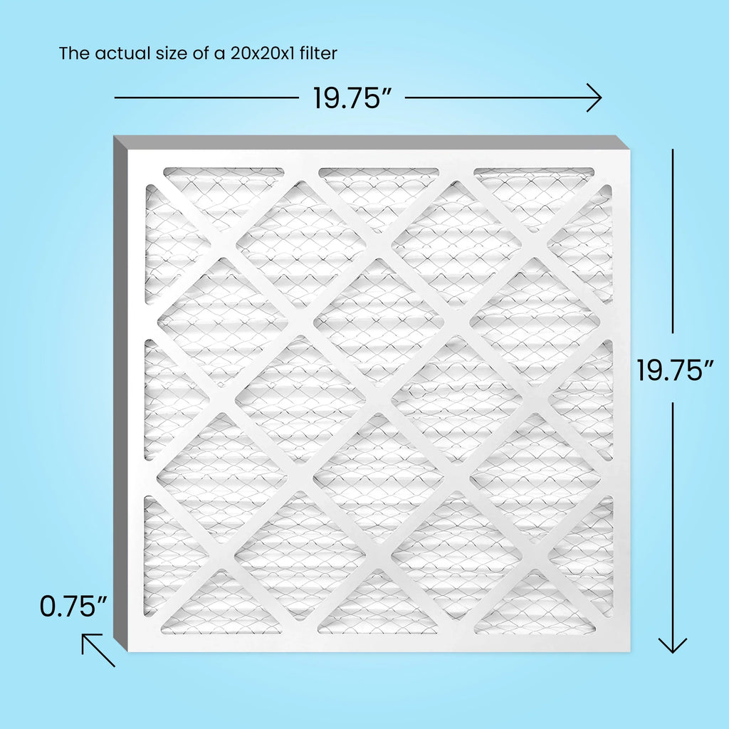 Air Filter, Air MERV AC Filter, Furnace 20x20x1 Mint 6-Pack 1500, Air, MPR 13,