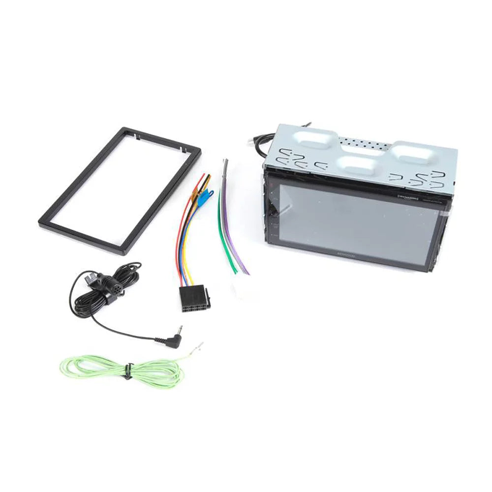 View Universal Rear Camera and Kenwood New Multimedia CMOS-130 Receiver DMX4707S