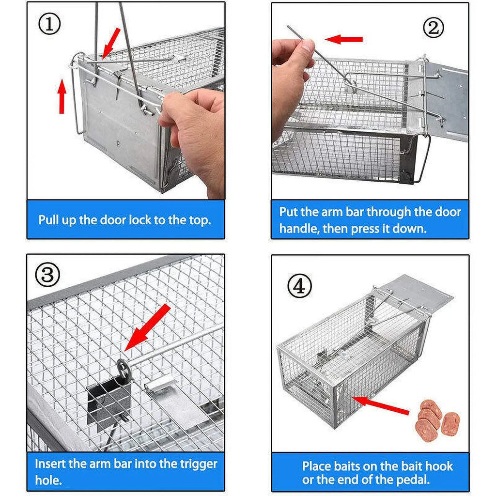 Animal Mice Rodent Live Mouse Angfeng Control Pest Humane Rat Trap Catch Bait Cage