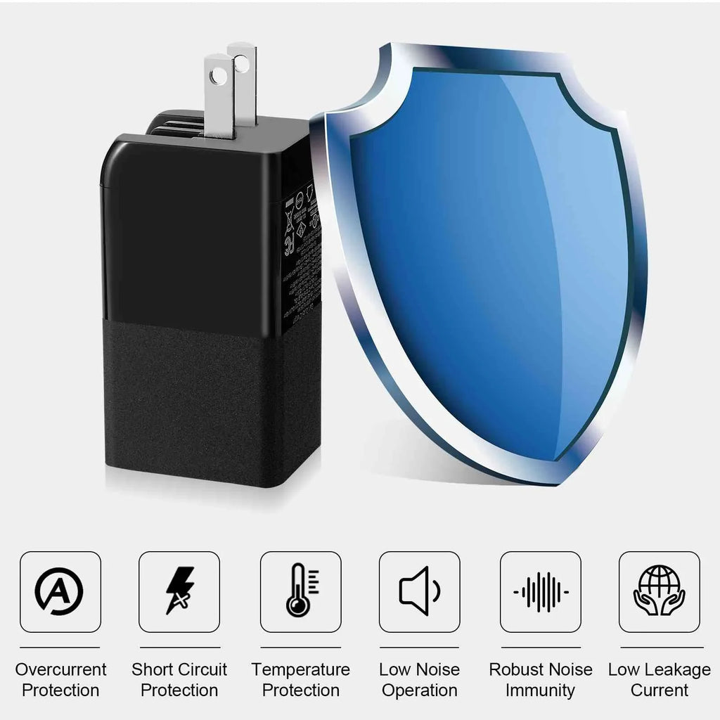 Doogee 65W Charging Pro/S58 MacBook, Galaxy, Ports Compatible with UrbanX Dual 3 Plus/S96 Charger Pixel, Fast USB Steam Pro/S59, USB-C iPhone, S86/S88 Deck with High-Speed Travel &