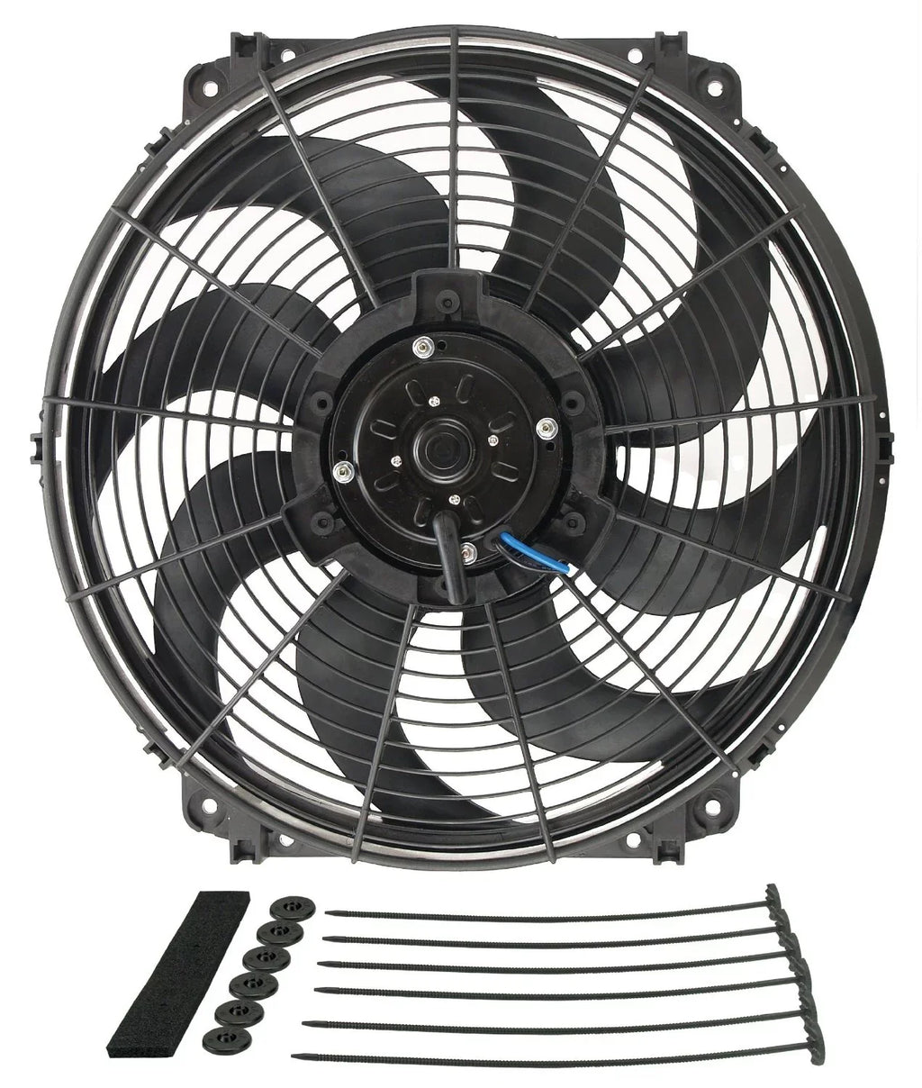 Derale Fan 16" Standard Kit Electric SENTRA SIERRA, select: 2014 GMC Fits 2013 NISSAN 16626 Tornado
