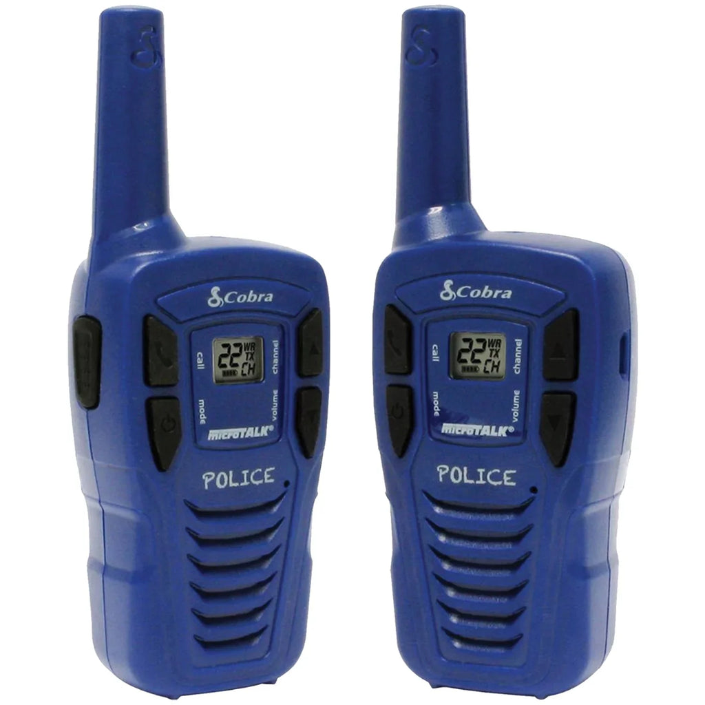 Cobra FRS/GMRS Radios 16-Mile Blue - 2-Way 22-Channel HE146