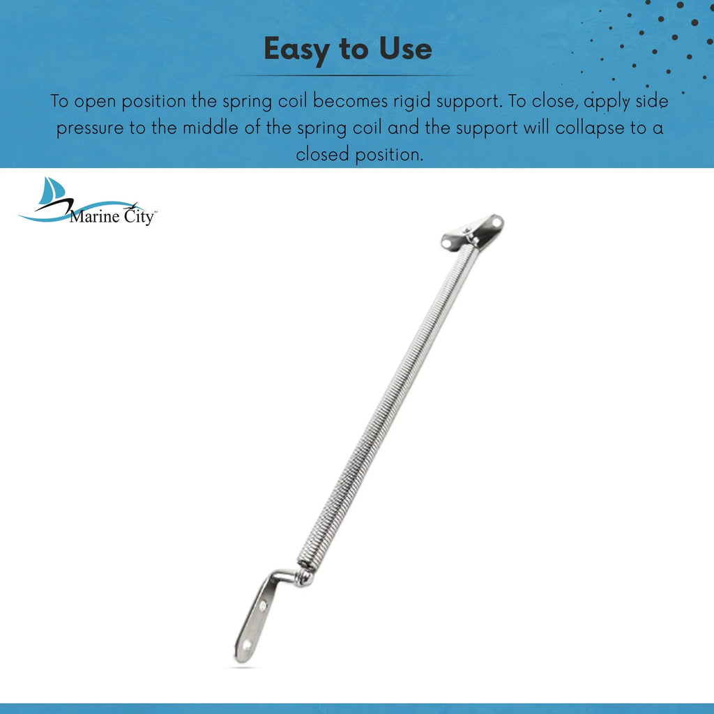 or U-Bolt with Length: inches 8-1/4 City 8-1/4 Hatch Spring L-Shape Stainless-Steel Marine and inches 10-1/4 inches Adjuster Plate