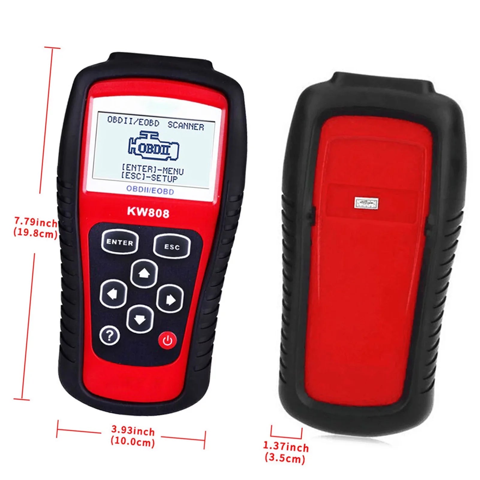 and KW808 EOBD Reader Decoder Code / Cars OBDII Auto walmeck Detection