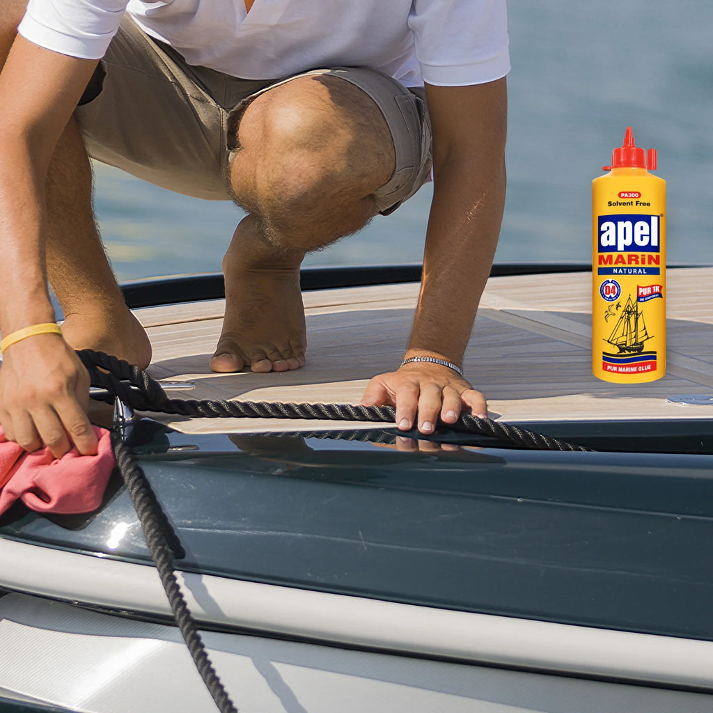 Waterline and PU Waterproof Bottle Glue 16 Marine Boats Polyurethane For Natural Below Pack) the Adhesive (1 Glue for and RVs oz. Above